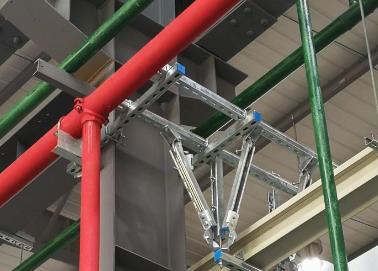 雨花台该抗震支架的整体式支吊架结构协调性好
